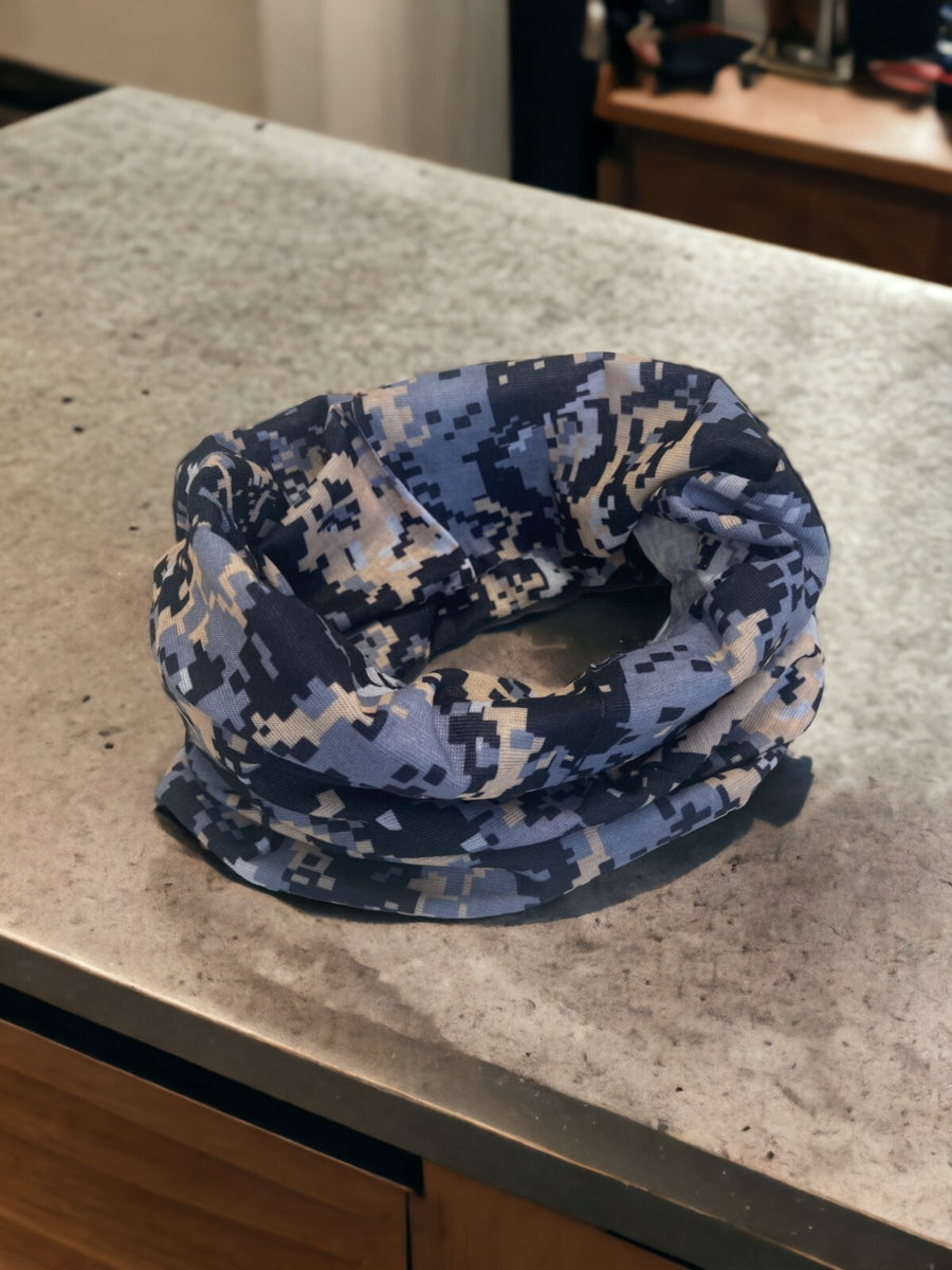 Neck Tube Scarf – Printed Face Warmer Snood for Biker Cycling Snood Warmer Banda