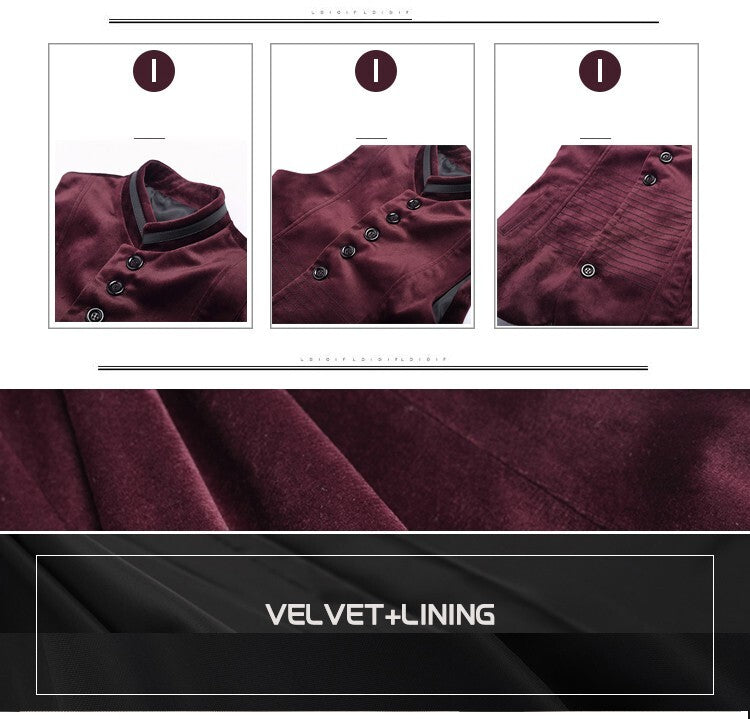 Boys Vintage  Waistcoat top 3–9Y  Sleeveless Velvet Cotton Uniform Vest for Kids