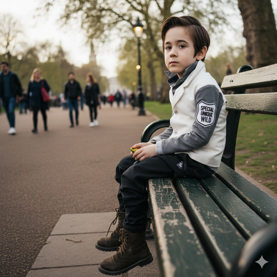 Boys Velvet Blazer Stylish Casual Short Jacket for Kids Toddler 3–7 Years Autumn