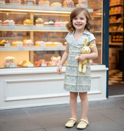 Girl's Summer Floral Cotton Dress beautiful long dresses vintage princess 3-10Y