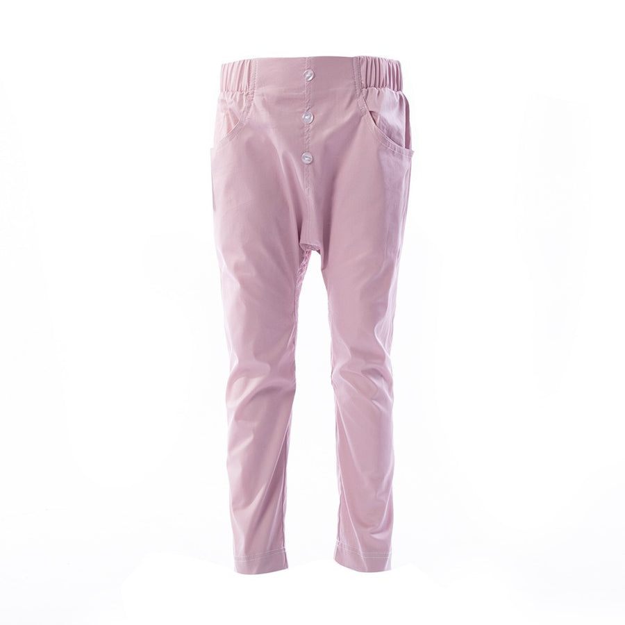 Girls pink & white trousers strenching cotton  Skinny Fit Comfort trousers 9-14Y