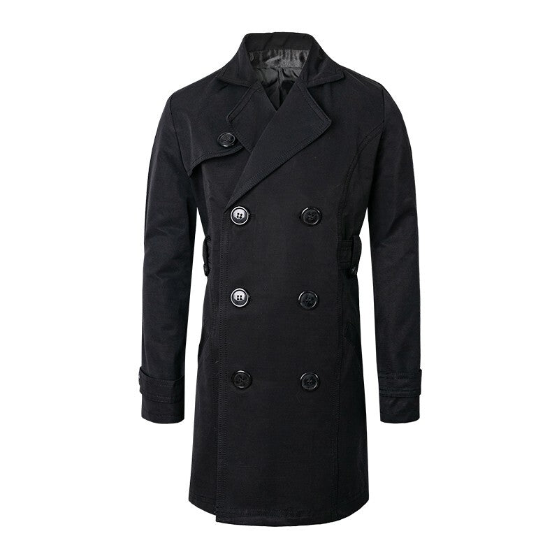 Kids Double Breasted Trench Coat  Cotton autumn jacket for Boys/Girls (4–9 YRS)