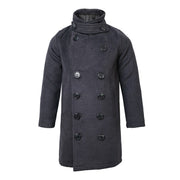 Kids Winter Wool Coat3-7Y  warm double Breasted Thick Warm Jacket for Boys 3–7Y