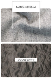 Girls' thick wool padded  Winter Coat 2-3-4-5-6-7y Faux Fur collar warm Jacket