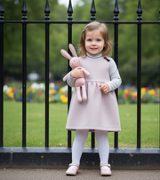 Girls Woolen Vest  Dress  Baby Doll Mini Dress Runs Small Pls Order 1–2 Sizes Up