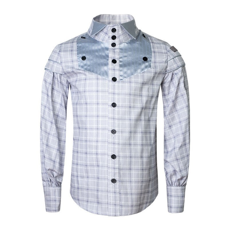 boys Vintage Cotton Long Sleeve Shirt Classic Style Top for Kids 3-14 Y party