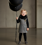 Girls PU Leather Dress 2-3-4-5-6-7Y Casual winter Mini Skirt Style festival wear