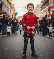 Boys Velvet Tails Tuxedo Blazer 3-12Y Slim Fit Formal party Jacket christmas