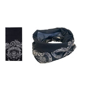 Neck Tube Scarf – Printed Face Warmer Snood for Biker Cycling Snood Warmer Banda