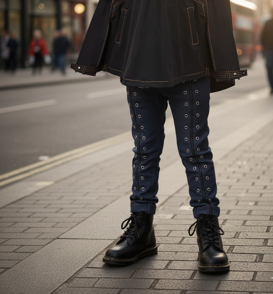 Boys Stretch Denim Jeans – Trendy Slim Designer Pants for Kids 4–12 Years Casual