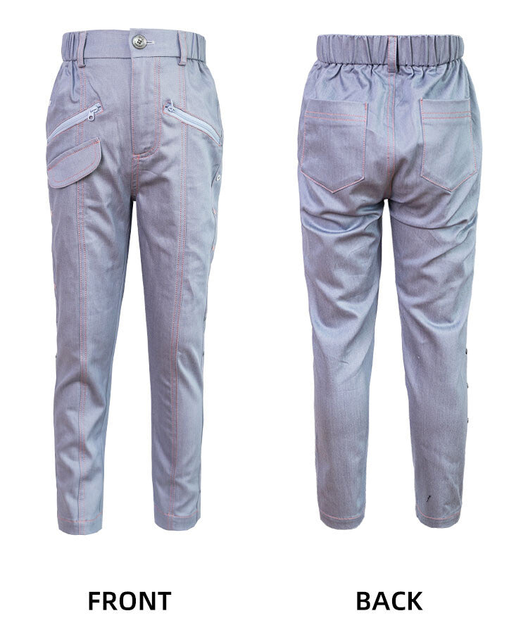 Girls Stretchy Denim Jeans Light Blue Skinny Fit Soft Casual Pants for Kids 4–9Y