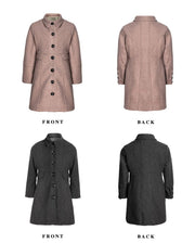 Girls Vintage Wool Winter Coat autumn 3-4-5-6-7-8-9Y  Thick Warm Long Overcoat