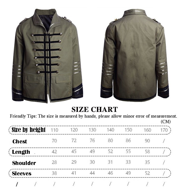 Kids short coat 3-12Y outfit Cotton/velvet Boys Casual military Jacket vintage