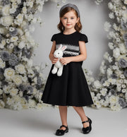 Girls Pink Princess birthday Party Dress – Flower Girl Style, Ages 3–9 Years