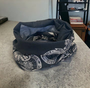 Neck Tube Scarf – Printed Face Warmer Snood for Biker Cycling Snood Warmer Banda