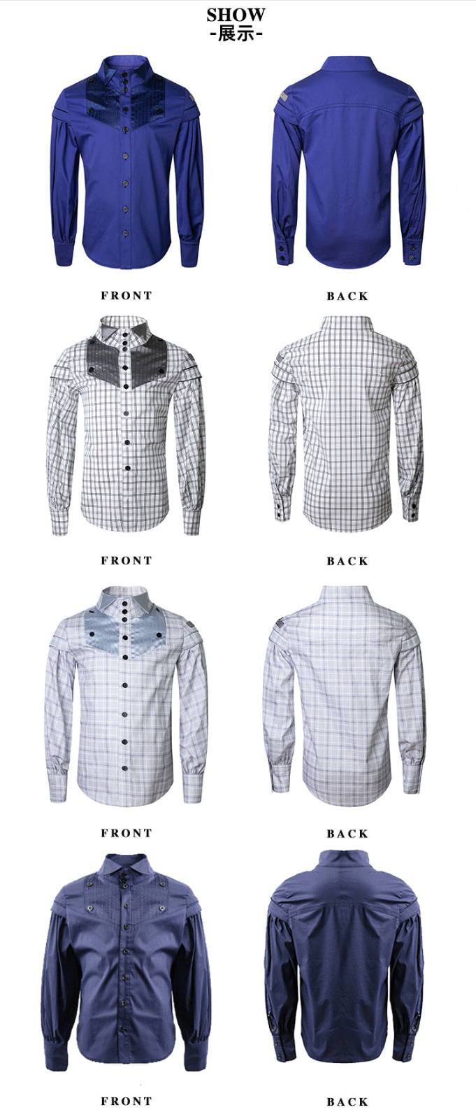 boys Vintage Cotton Long Sleeve Shirt Classic Style Top for Kids 3-14 Y party