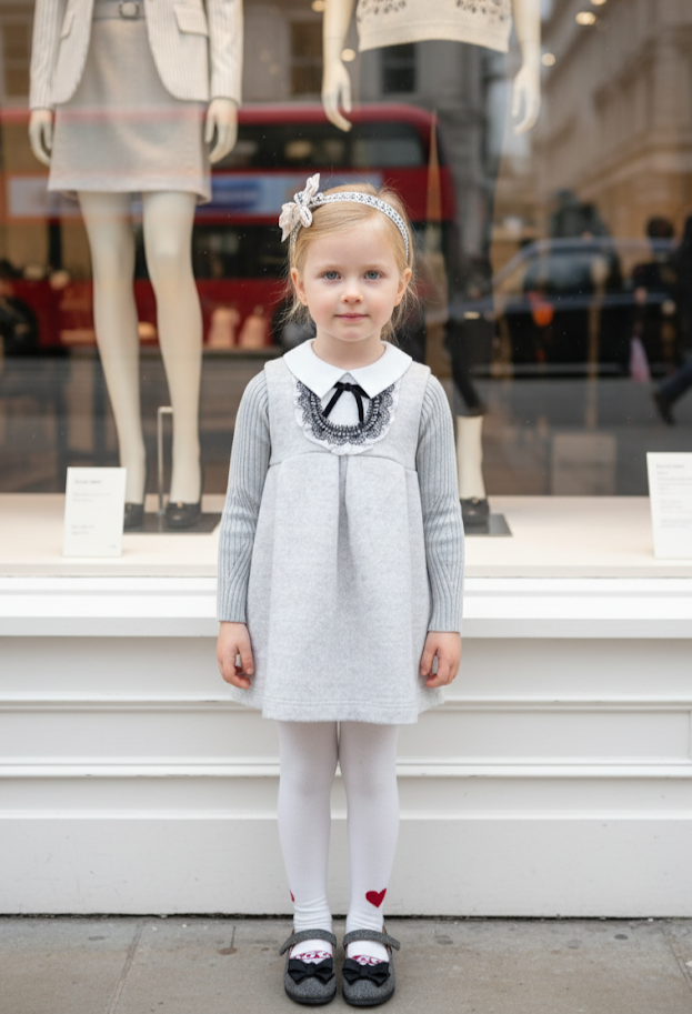 Baby Girl autumn/winter Woolen Dress 2-3-4Y Sleeveless super cute warm elegant