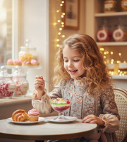 Girls’ Grey grey-floral Dress  Vintage design 3-7Y autumn 2025 toddlers