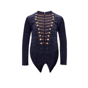 Boy's Embroidered Satin Tuxedo Blazer  4-14Y Slim Fit festival party Jacket kids