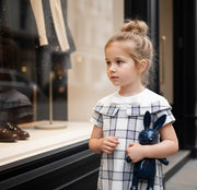 Girls Princess Party Dress 1-9Y Elegant floral Printed Toddlers removeble sleeve