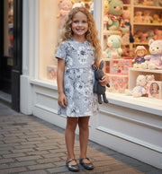 Girls Elegant Floral Party Dress 1-10Y Premium Cotton Lined Gown beautiful gifts