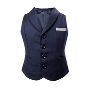 Boys waistcoat Vintage Navy Toddler Vest party wear wedding Ages 3–7 Years Xmas