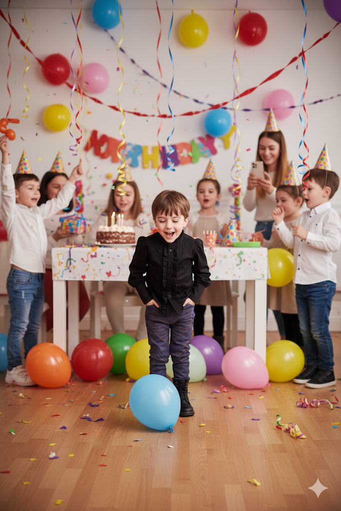 Boys Black Cotton Shirt 3-5Y  Vintage Prince Long Sleeve  birthday top for Kids