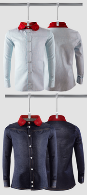 Boys Long Sleeve Cotton Shirt  Casual & Comfortable Top for Kids Ages 6–12Y gift