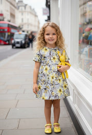 Girls Elegant Floral Party Dress 1-10Y Premium Cotton Lined Gown beautiful gifts