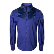 boys Vintage Cotton Long Sleeve Shirt Classic Style Top for Kids 3-14 Y party