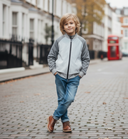 Boys Velvet Baseball Jacket 4–10Y autumn 2025 girls Casual School Sports top