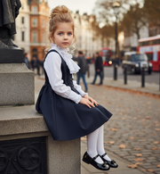 Girls Black Sleeveless Swing Dress 4-5Y for wedding festival  Party Dress Kids