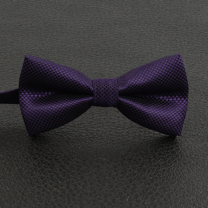 KIDS Plain Boys Pre-Tied Bow Tie – Classic Fancy Dress  for Weddings & Parties