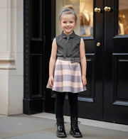 Girls Versatile Scuba Knit Skirt party wear Stylish Patterns 3–12 Ys XMAS gift