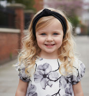 Girls Puff Lantern Sleeve Doll Dress Oversized A-Line Floral Dress 1-9Y princess