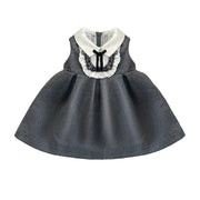 Baby Girl autumn/winter Woolen Dress 2-3-4Y Sleeveless super cute warm elegant