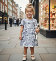 Girls Elegant Floral Party Dress 1-10Y Premium Cotton Lined Gown beautiful gifts