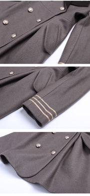 Girls autumn/winter coat 4-5Y beautiful Brown Wool Blend Overcoat vintage 2025