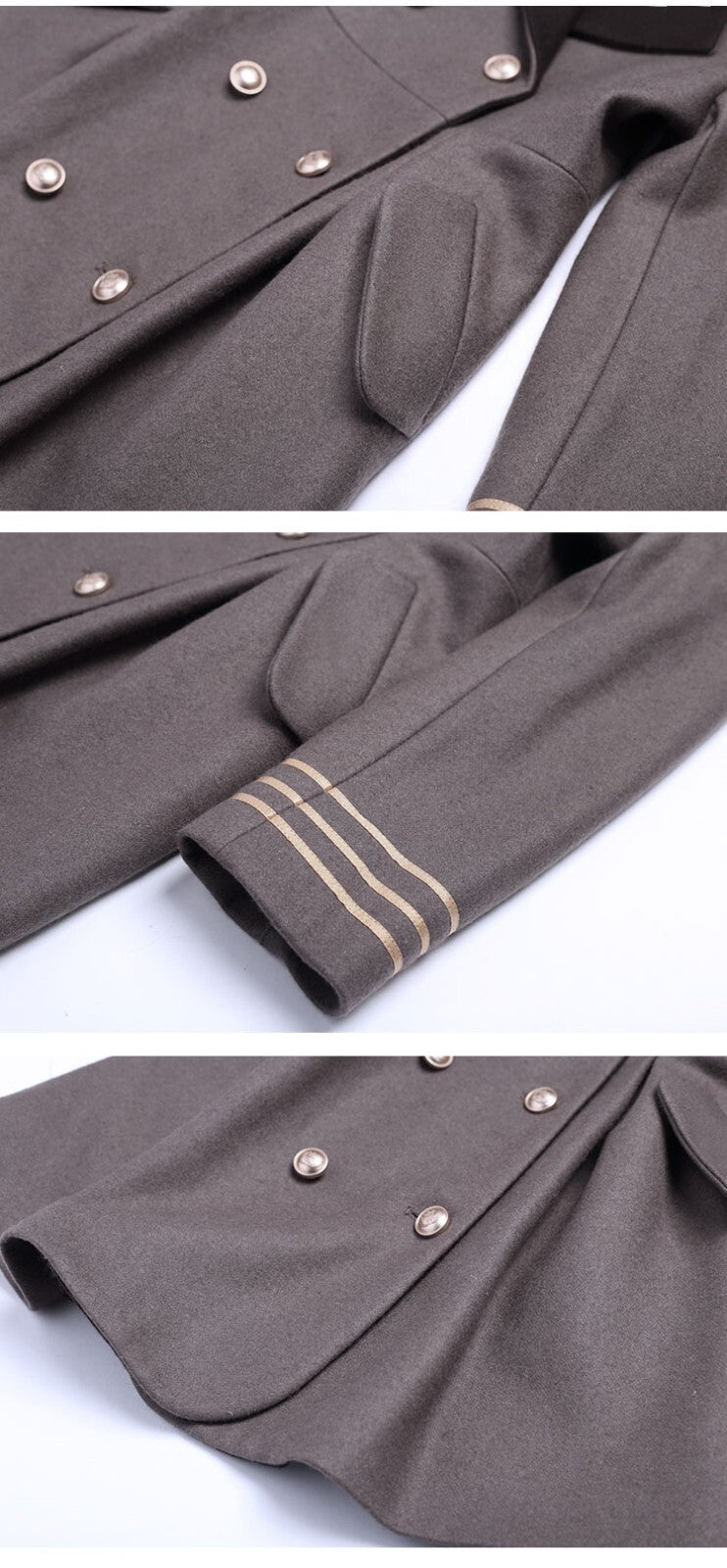 Girls autumn/winter coat 4-5Y beautiful Brown Wool Blend Overcoat vintage 2025