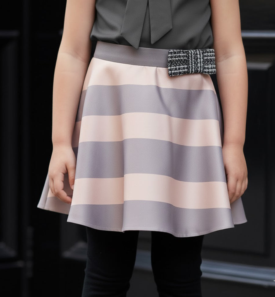 Girls Versatile Scuba Knit Skirt party wear Stylish Patterns 3–12 Ys XMAS gift