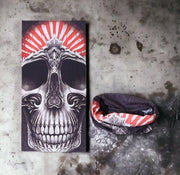 Neck Tube Scarf – Printed Face Warmer Snood for Biker Cycling Snood Warmer Banda