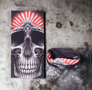 Neck Tube Scarf – Printed Face Warmer Snood for Biker Cycling Snood Warmer Banda