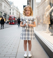 Girls Princess Party Dress 1-9Y Elegant floral Printed Toddlers removeble sleeve