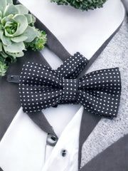Polka Dot Bow Tie for Boys – Clip-On Fancy Fancy Dress Boys Wedding PreTied