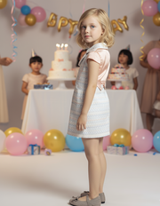 Girls' Dresses 4-10Y for party wedding holiday Short Sleeve beautiful design