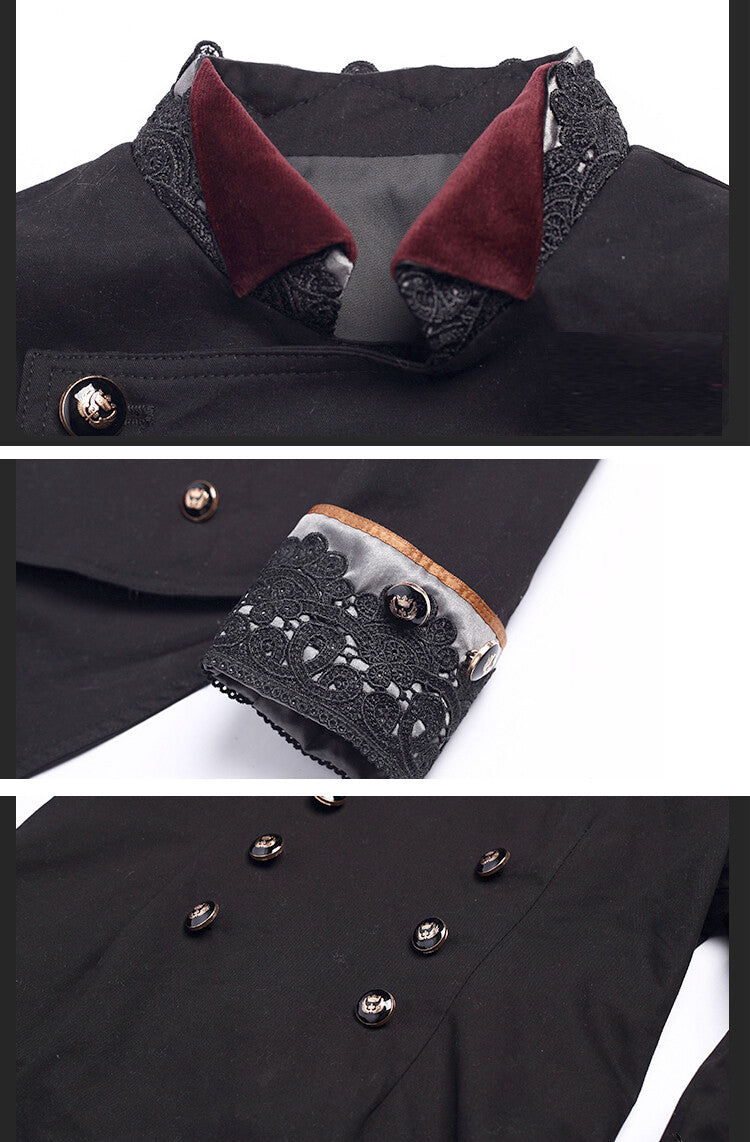 Boys Velvet Tails Tuxedo Blazer 3-12Y Slim Fit Formal party Jacket christmas