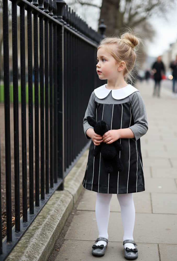 Girls Short Sleeve Babydoll Mini Dresses 2-9Y  autumn 2025  Party wear clearance