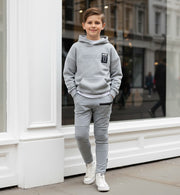 Boys Slim Fit strenching Pants Gray Stretch Casual Trousers 4-12Y easy match