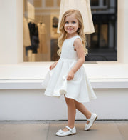 Gilrs princess festival Luxury Beige Lace Dress VintageToddler Party Outfit Xmas