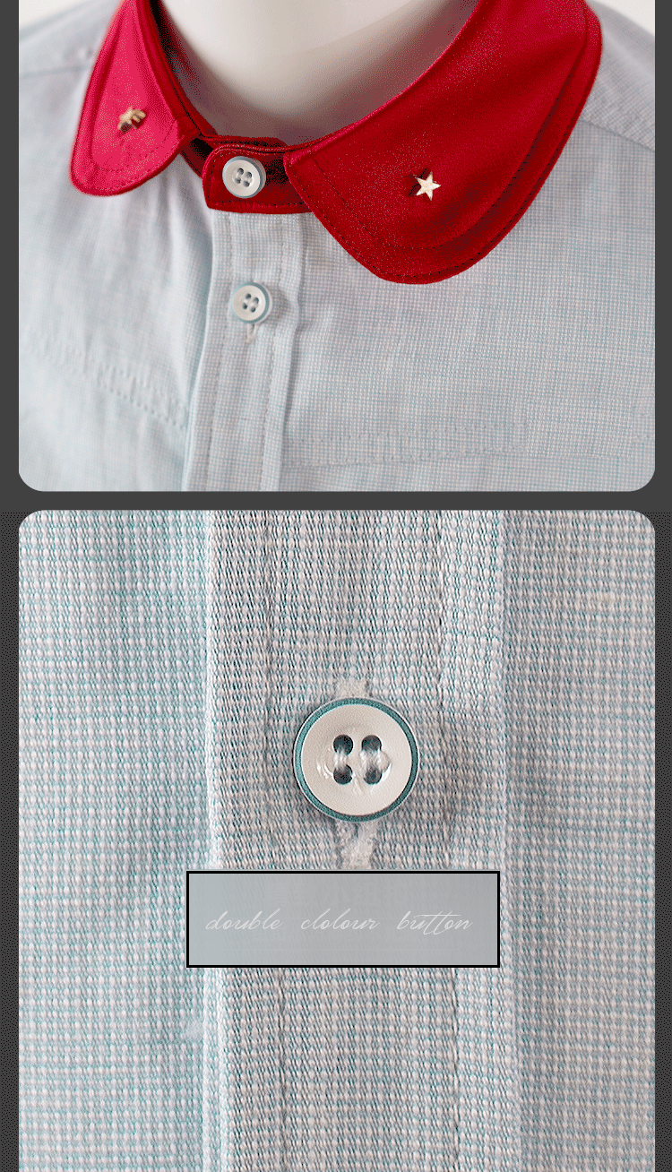 Boys Long Sleeve Cotton Shirt  Casual & Comfortable Top for Kids Ages 6–12Y gift